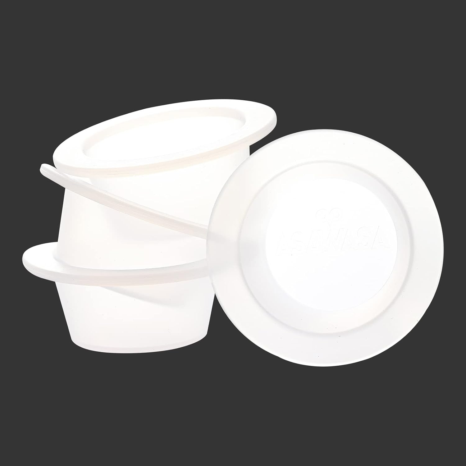 ASAWASA 4 Pcs Silicone Wax Warmer Liners Reusable
