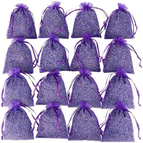 Premium Lavender Sachet Bags for Drawers and Closets 32 Count