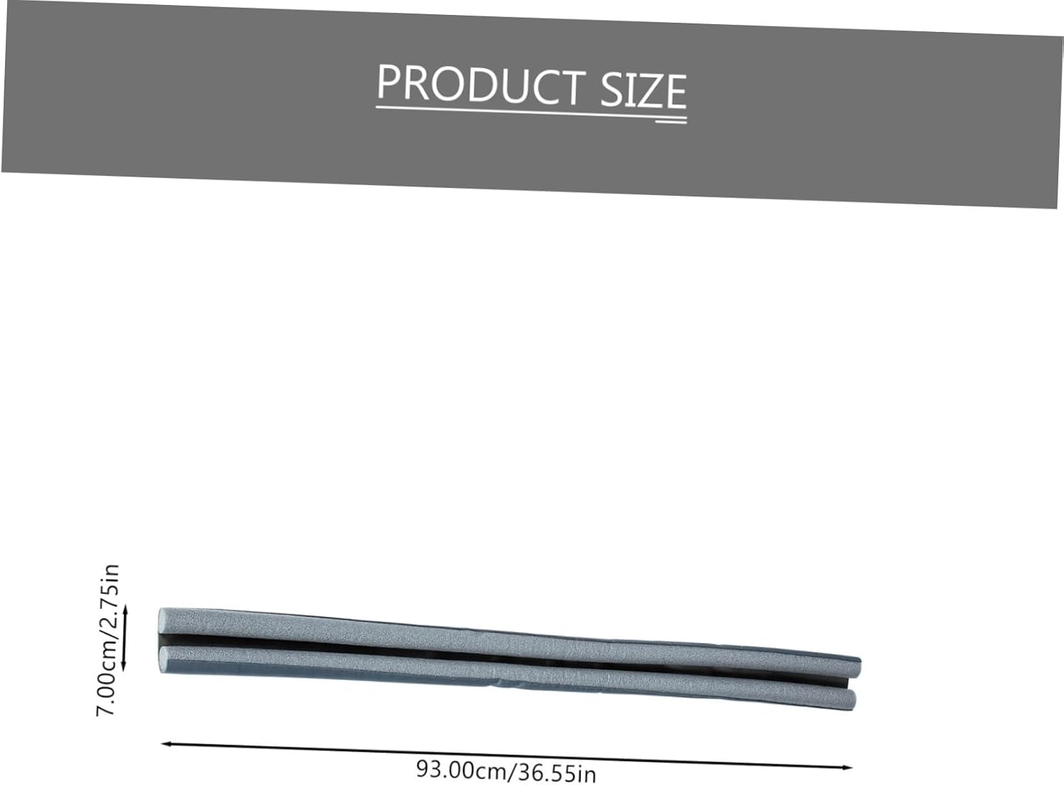 NUOBESTY 3pc Under Door Draft Stopper Soundproof Windproof Seal Strip