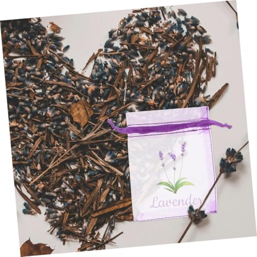 50pcs Lavender Drawstring Sachet Pouches for Home Organization