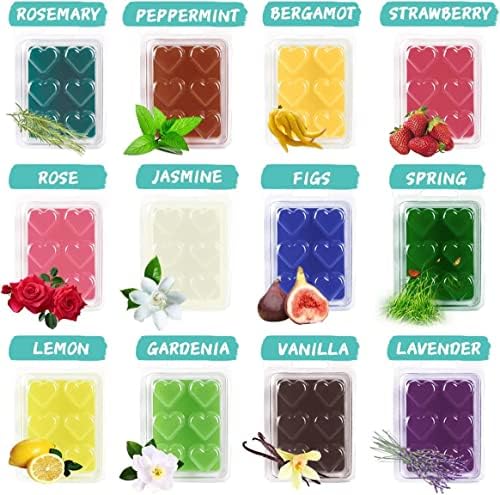 Pliadvbu Scented Soy Wax Melts Set of 12