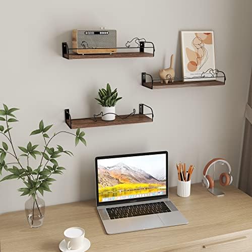 Lyeasw Floating Shelves Cat Wall Shelf Set of 3