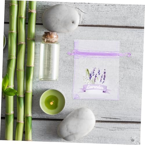 ABOOFAN 20pc Lavender Sachet Bags Empty Mesh Storage Pouches