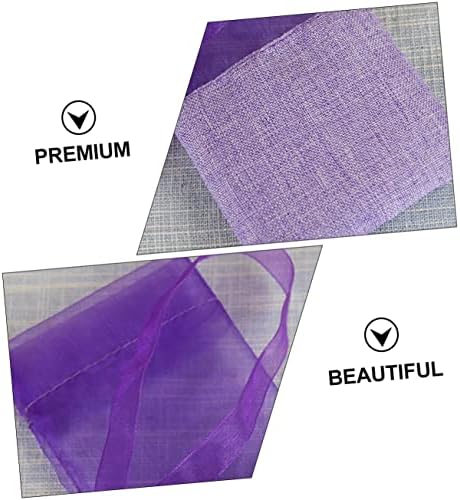 24pcs Lavender Scented Sachet Bags Drawstring Organza Pouch
