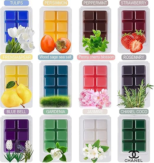 Scented Soy Wax Melts Set of 12 Assorted