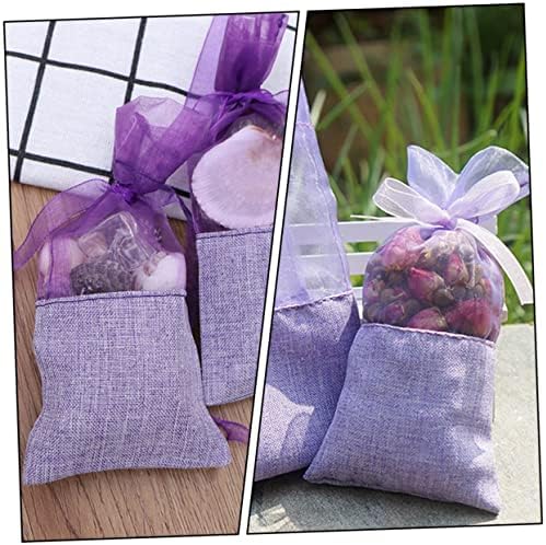 24pcs Lavender Sachet Bags for Car Wardrobe Home