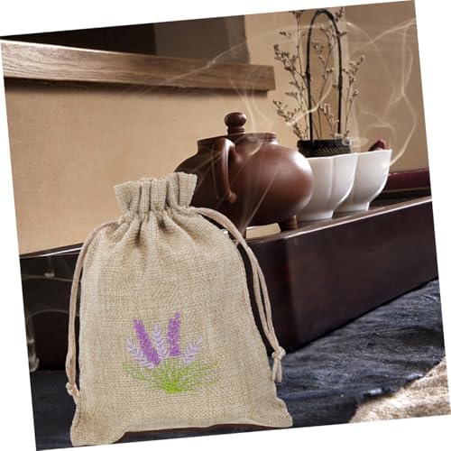 VOSAREA 5pcs Refillable Lavender Sachet Bags for Home Fragrance