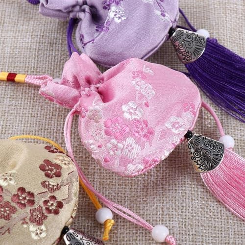 Pink Women Jewelry Storage Bag with Drawstring
