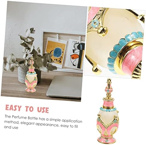 Elegant Arabian Perfume Bottle for Essential Oils Travel Portable Crown Design