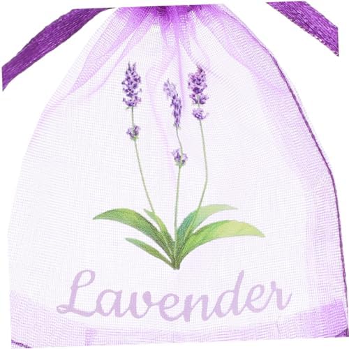 Cabilock 50pcs Empty Lavender Sachet Bags Mesh Drawstring Pouches