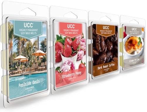 UCC Wax Melts with Strong Fragrance 4 Pack