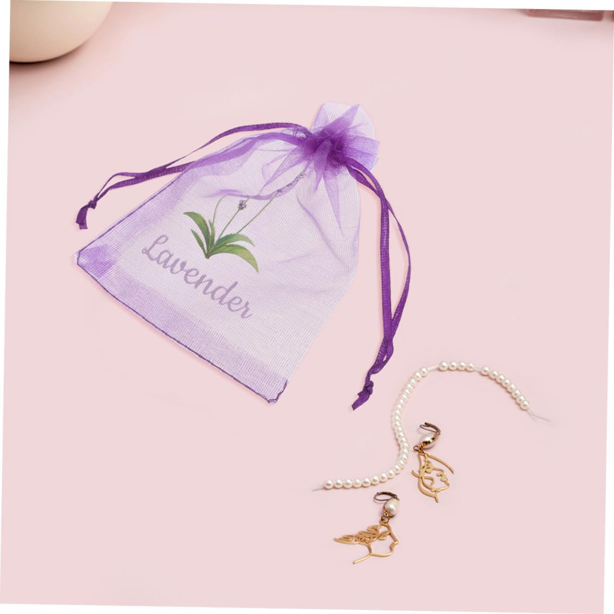 Cabilock 20pcs Lavender Scented Drawstring Sachets