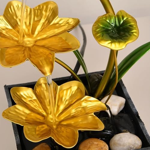 White Tabletop Fountain for Home Decor and Financial Attraction