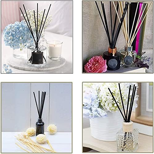 Resafy Reed Diffuser Sticks 9 Inches Black