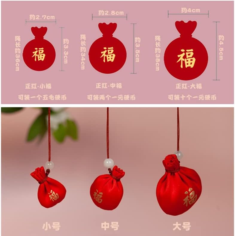 Quenny Double-Sided Fu Character Perfume Bag Talisman