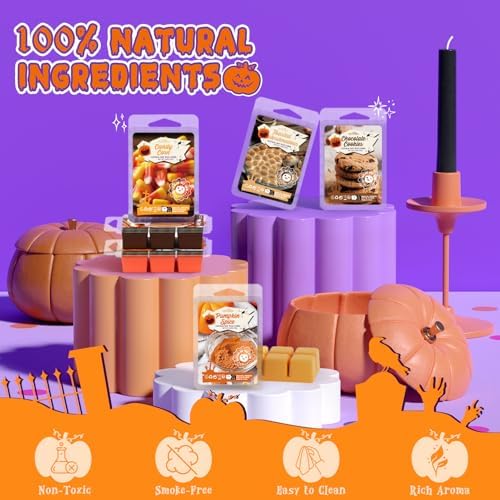 Halloween Scented Wax Melts 8 Pack for Warmers