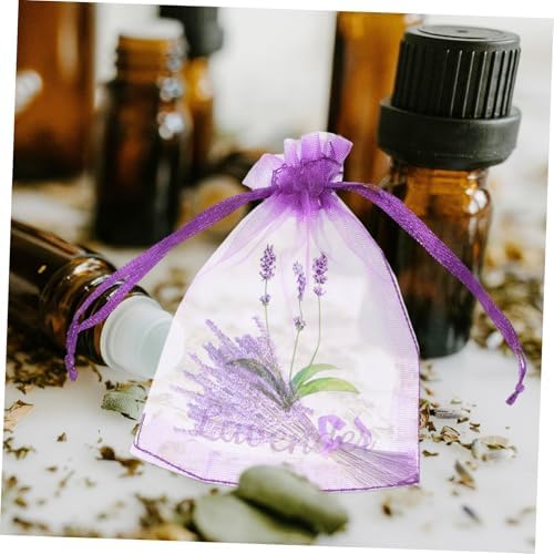 PRETYZOOM Organza Gauze Lavender Sachet Bags