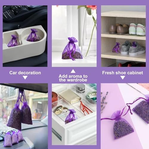 20 Piece Lavender Sachets for Home Fragrance
