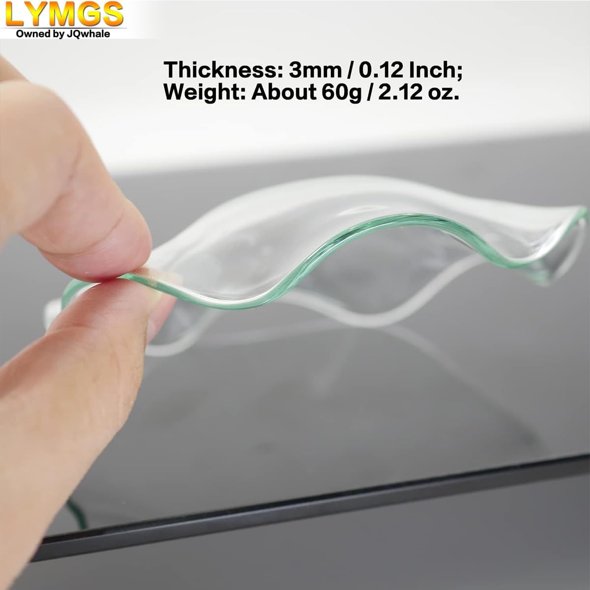 LYMGS 45 Inch Glass Wax Melt Warmer Dish