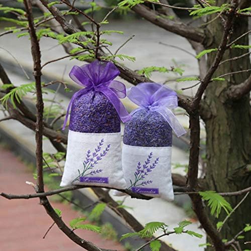 Cabilock 22Pcs Clear Lavender Drawstring Sachets