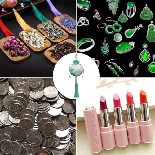 12 Pcs Chinese Sachet Bags with Drawstring