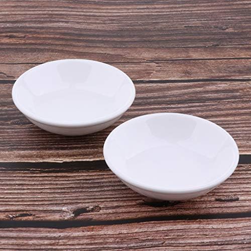 2 Pcs 38 Inch Round Ceramic Dish for Electric Burner Warmer