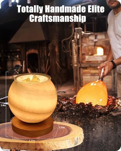 Dimmable Candle Wax Warmer with 2 Light Bulbs for Scented Melts
