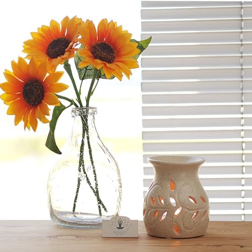 Hosley Elegant Ceramic Oil Warmers Set of 3