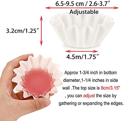 JUXYES 100 Reusable Wax Melt Liners Tray