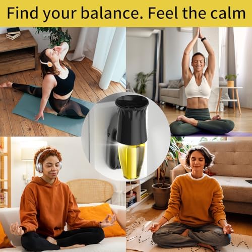 Zoblise 2pcs Wall Fragrance Plug In with Night Light