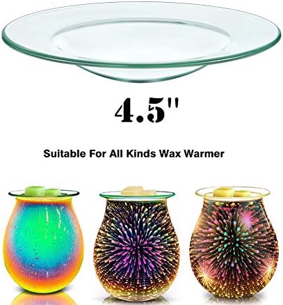 Corleone Replacement Glass Wax Warmer Dish 2Pcs