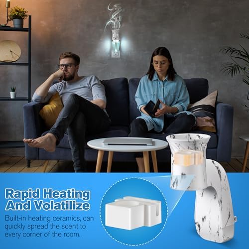 4 Pcs Wall Fragrance Plug with Night Light