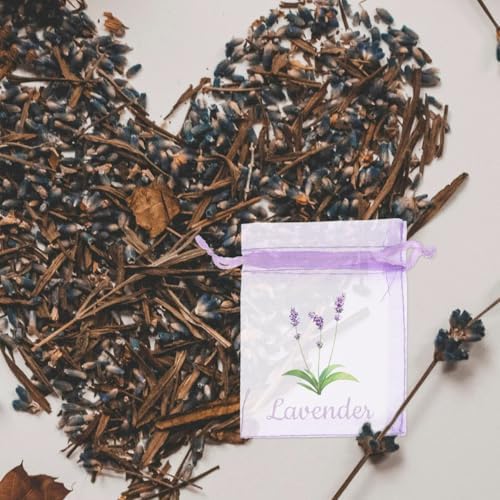 MAGICLULU Lavender Sachets 20pcs Drawstring Storage Pouches