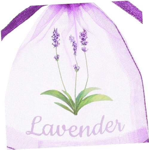 MAGICLULU 20pcs Lavender Sachet Bags Drawstring Empty Storage Pouches