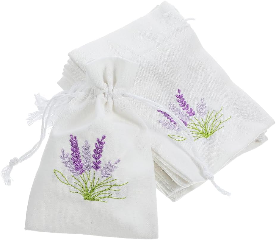 LUOZZY 12pcs Drawstring Sachet Bags for Candy and Lavender