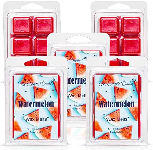 Watermelon Sweet Fruit Scented Wax Melts - 6 Cubes Gift
