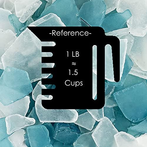 CYS EXCEL Sea Glass Vase Filler 32 Ounces Mix