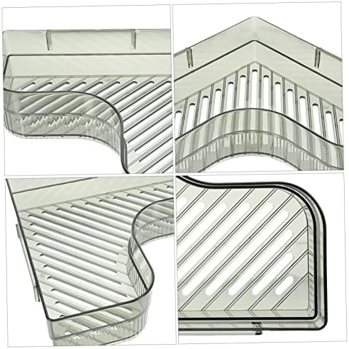 Ciieeo Adhesive Corner Shelf for Bathroom Floating Design