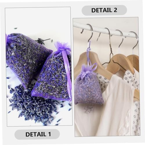Vaguelly 10pcs Lavender Sachets for Home Wardrobe and Closet Fresheners