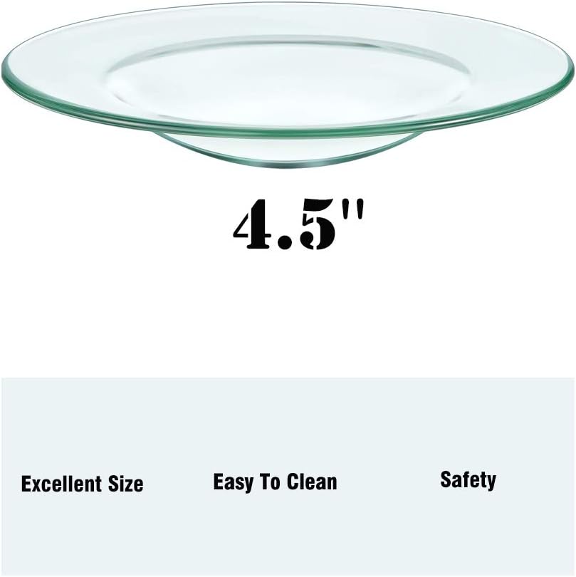 Corleone Replacement Glass Wax Warmer Dish 2Pcs