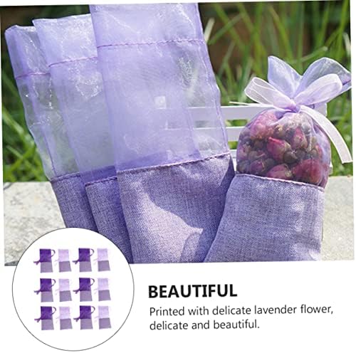 Lavender Sachet Bags 24 Pack for Home Fragrance and Wardrobe Storage