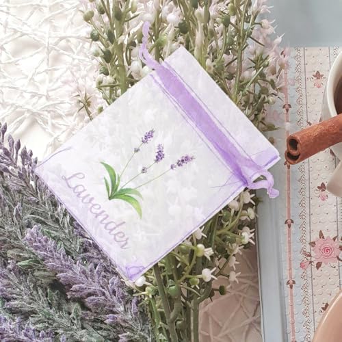 MAGICLULU Lavender Sachets 20pcs Drawstring Storage Pouches