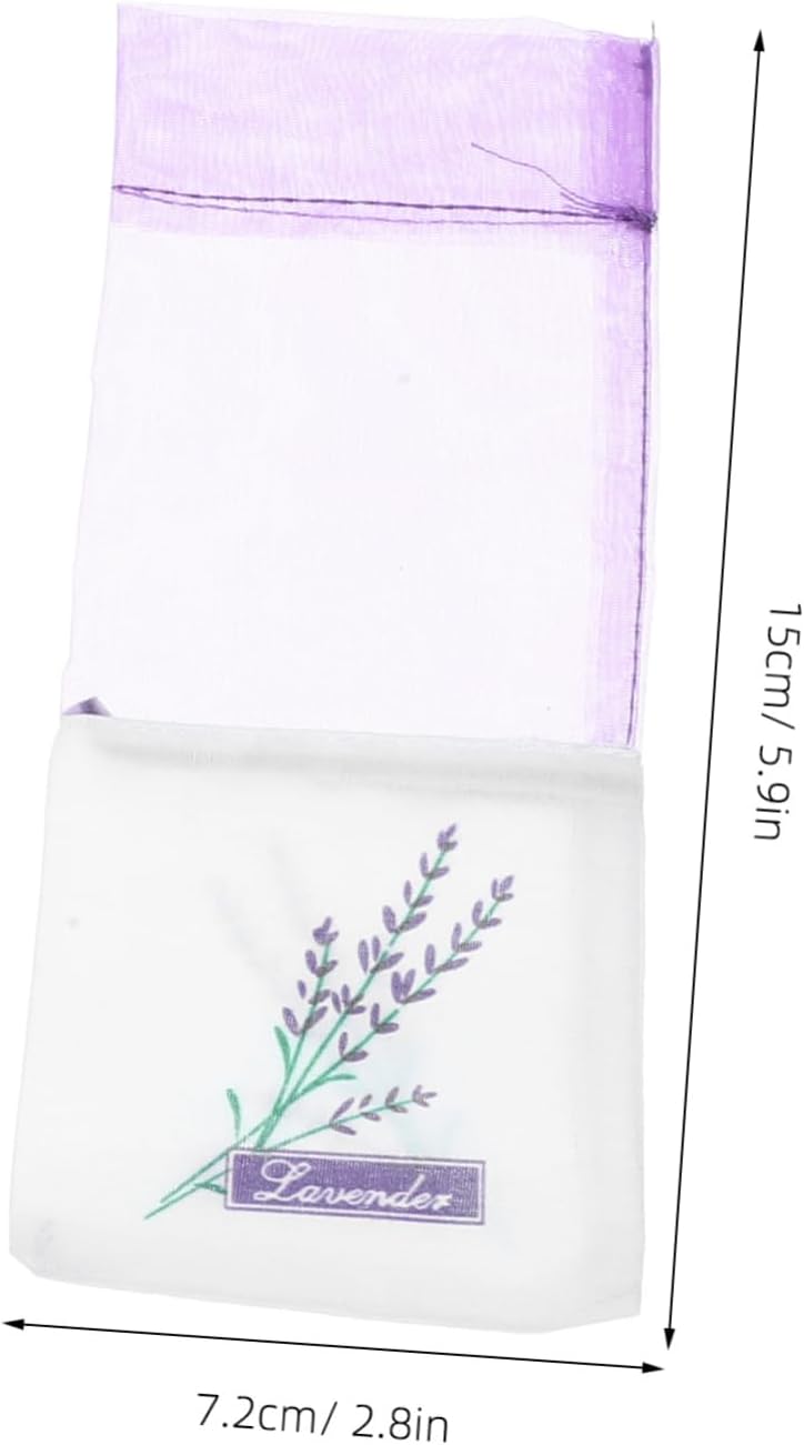 Lavender Sachet Bags 60pcs Set for Closet Drawer Car Fragrance