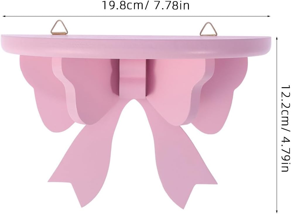 Zerodeko 4pcs Semicircle Wall Shelf Book Storage Holder for Kids Room