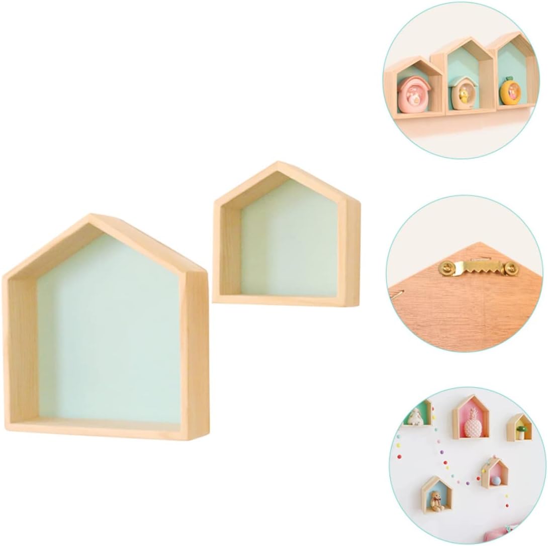 2pcs Modern Floating Shelves for Kitchen and Bathroom