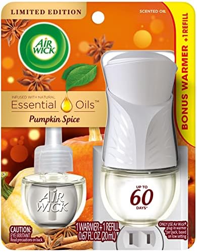 Air Wick Plug In Scented Oil Kit Pumpkin Spice