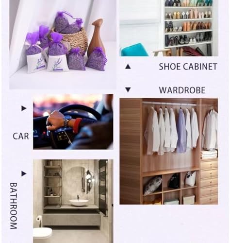 20 Piece Lavender Sachets for Home Fragrance