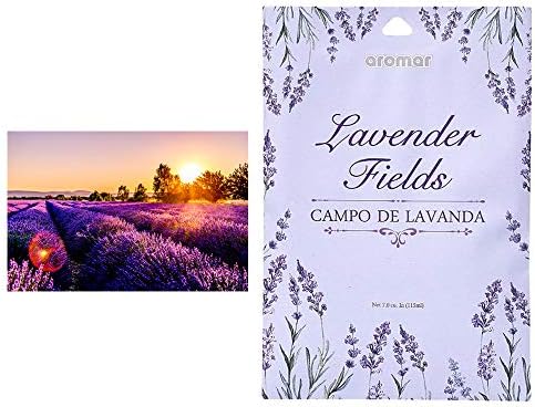 6 Pack Lavender Fields Scented Sachet Drawer Bags Large Air Freshener