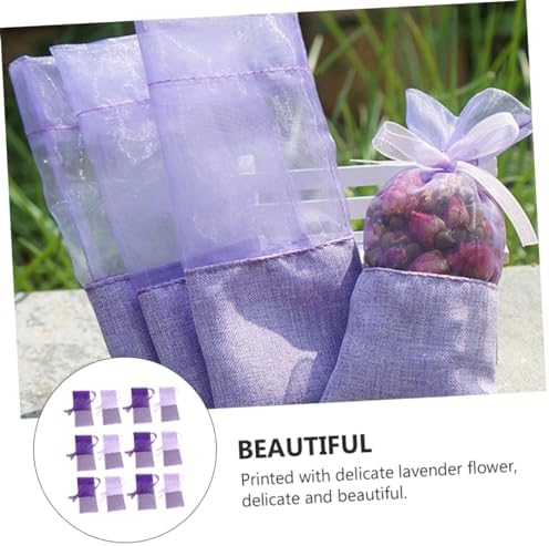 24pcs Lavender Scented Sachet Bags for Home Fragrance and Storage