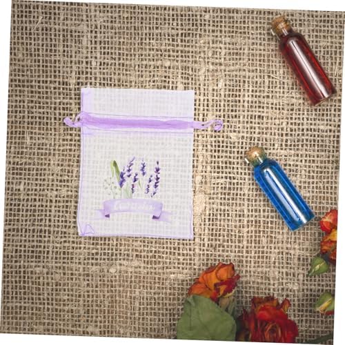 ABOOFAN 20pc Lavender Sachet Bags Empty Mesh Storage Pouches
